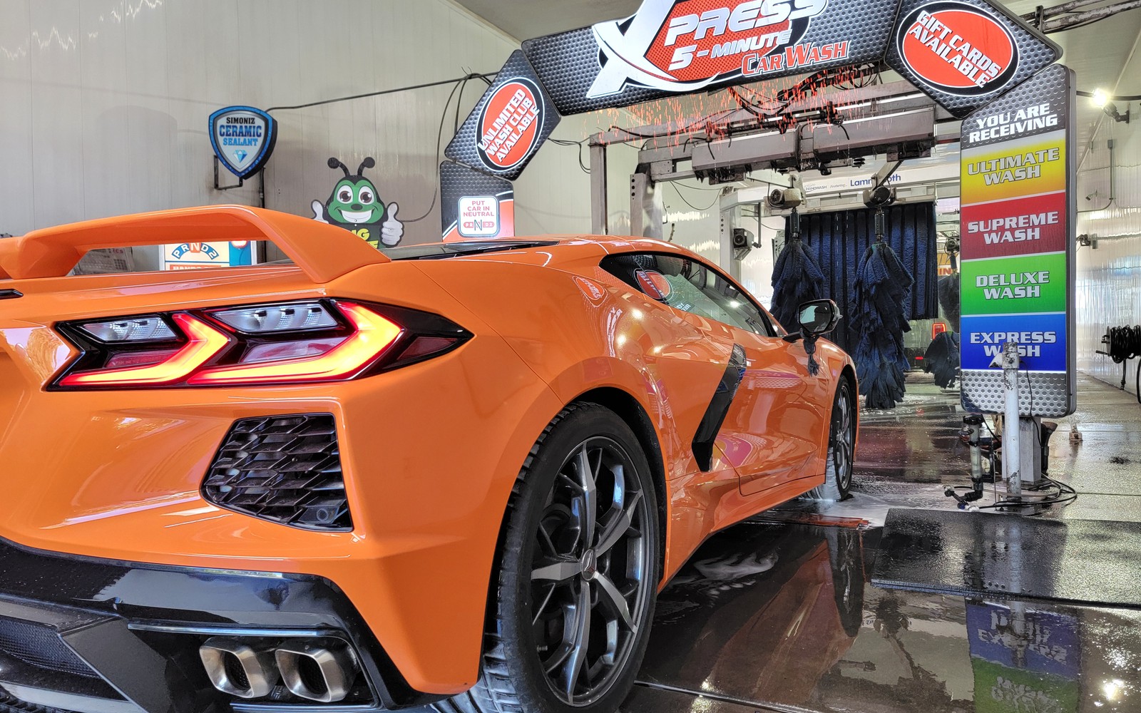 Xpress Car Wash tunnel on Main Street in Hesperia
